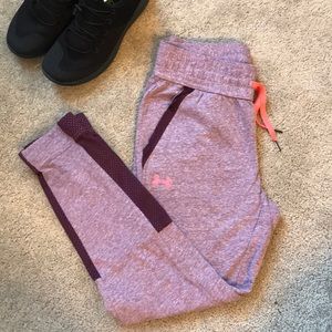 Purple Light weight Under Armour Jogger sweats